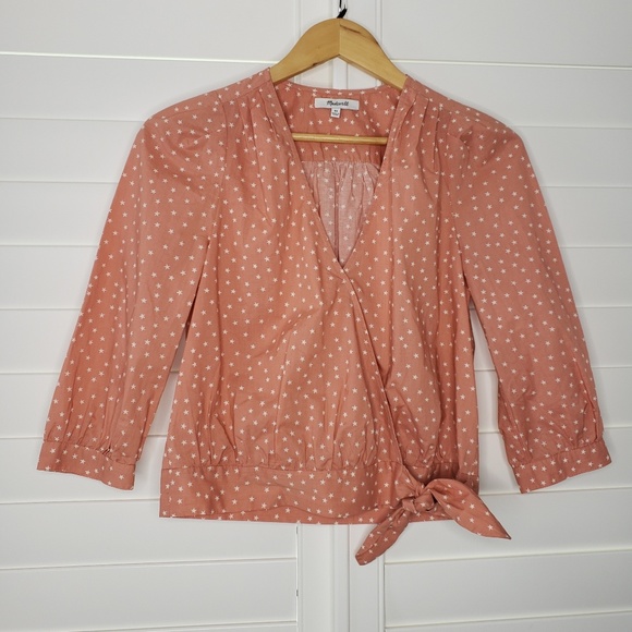 Madewell Wrap Top - Picture 3 of 5